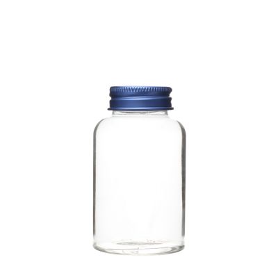 Tube-type glass bottles for medicine little vials unbreakable jar with lid