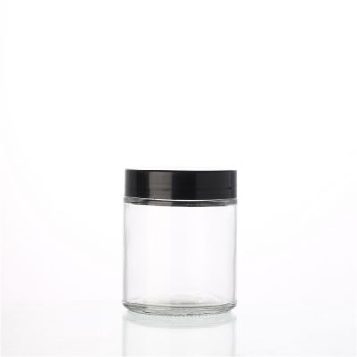 Eco Friendly Custom 420 ml Glass Storage Food Kitchen Glass Jar With Screw lid 