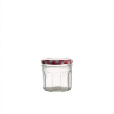 Home bonne maman packaging 150 ml clear honey bottle jam jar with screw lid