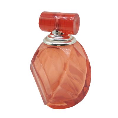 2019 high quality luxury Novel design empty perfume glass bottle with 100 ml