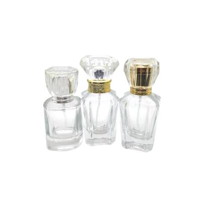 High end glass perfume bottle 25ml glass bottle perfume spray pump