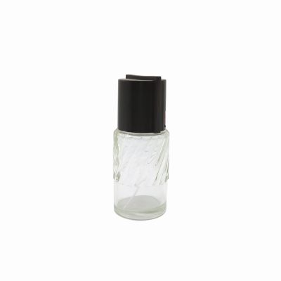 High quality glass perfume spray bottle with round bottom simple perfume bottle 