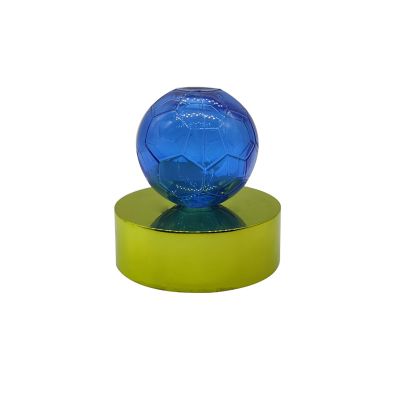 2019 Football - shaped blue glass bottle Furnishing articles type characteristic perfume bottle 