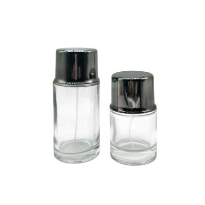 Cylindrical high quality perfume bottle skin care bottle 