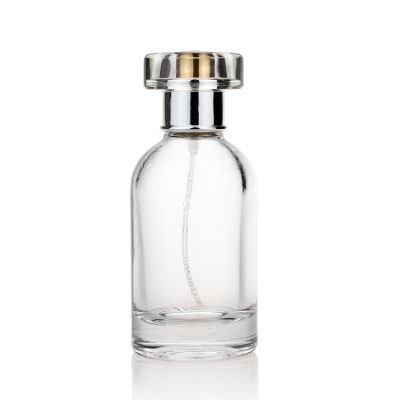 Round Shaped Spray New Cosmetic perfume Use Packaging Perfume Glass Bottle
