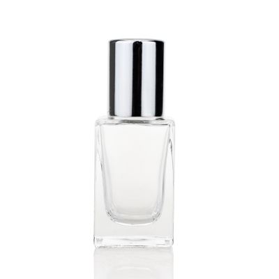 Wholesale 15ml Custom Design Small Empty Perfume Glass Bottles With Aluminum Cap 
