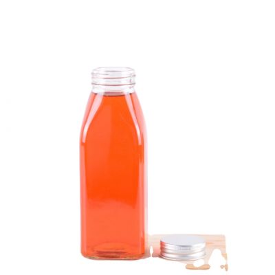 Wholesale 350ML 420ML Empty Clear Glass Drinking Bottle With Cork Or Aluminium Cap