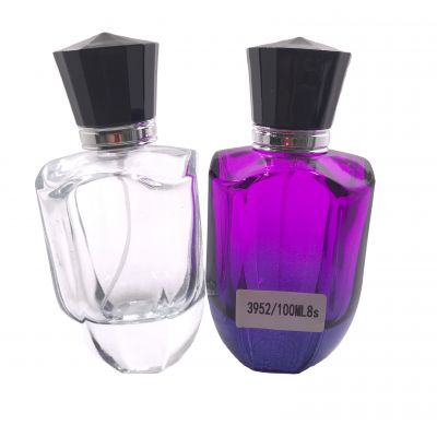 100ML Professional brand custom empty perfume bottles with k-risin cap