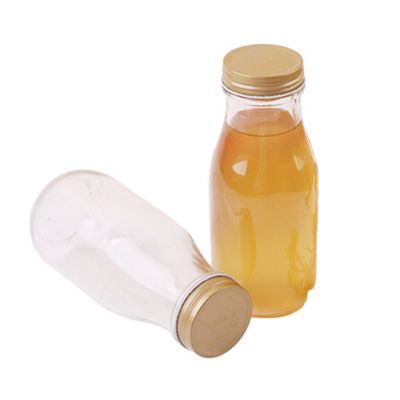 Customized Glass 300ML Milk Juice Coffer Bottle for Sale