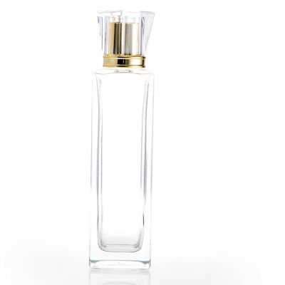 Luxury perfume bottle glass 15 ml 30ml 45ml 90ml 100ml empty engraved square perfume oil bottle with label 