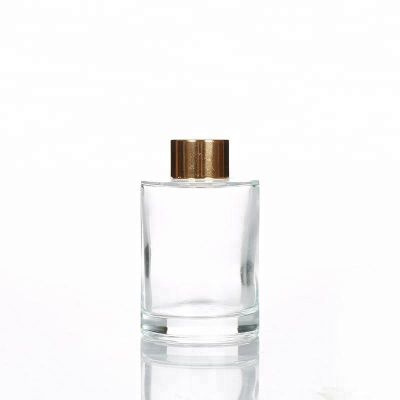High Quality Cylinder Shape 150ml Clear Glass Perfume Bottle