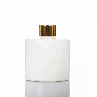White Color 200ml Glass Aroma Diffuser Bottles For Reed 