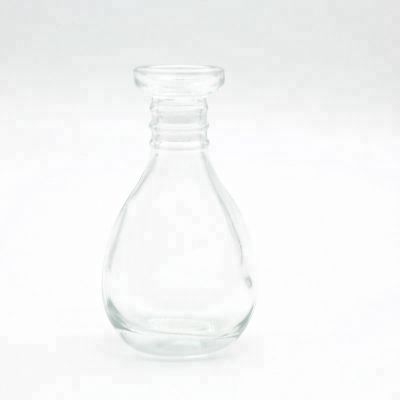 Fancy Clear Decorative Reed Aroma Diffuser Glass Bottle Wholesale 