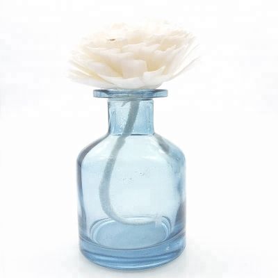 150ml Blue Color Glass Diffuser Bottle With Cork 