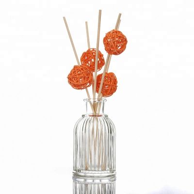 Hot Sale 100ml Rome Reed Diffuser Home Decorative Glass Bottles 