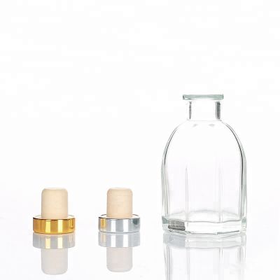 Room Fragrance Oil Use 140ml Octagon Shaped Glass Aromatherapy Oil Diffuser Bottle 