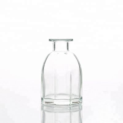 150ml Octagon Unique Shaped Glass Diffuser Bottle With Cork 