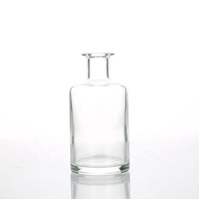 250ml Popular Round Clear Reed Diffuser Glass Bottle With Cork 