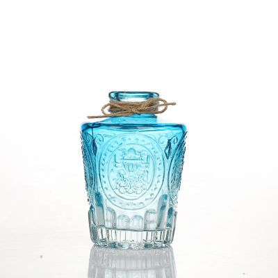 Wholesale Empty 150ml Home Aroma Use Color Essential Oil Diffuser Glass Bottle With Lid 