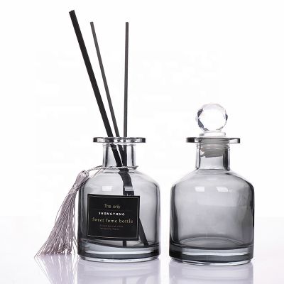 Hot Sale 150ml Colored Aroma Glass Reed Diffuser Bottles Wholesale 
