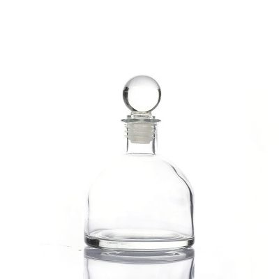 Luxury Clear Color Pagoda Glass 100ml Diffuser Bottles With Lids 