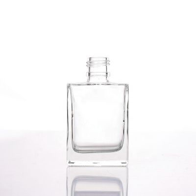 100ml Rectangle Air Fresher Diffuser Glass Bottle With Screw Neck 