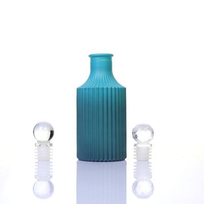 Wholesale 150ml Blue Color Aroma Glass Bottle Reed Diffuse Bottle 