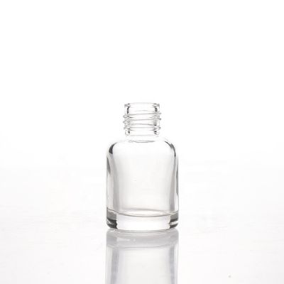 Hot sale 30ml cylinder shaped aroma empty round diffuser reed glass bottle decorative 