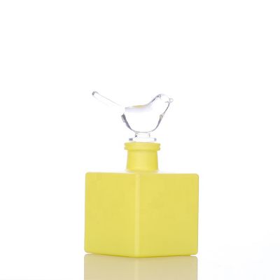 200ml clear cosmetics square diffuser aromatherapy essential oil glass bottle
