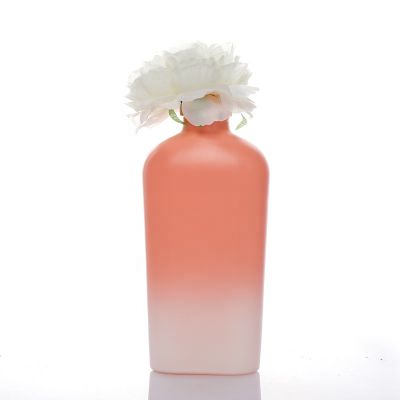 160ml fauvism empty gradient pink luxury decorative reed diffuser glass bottle with cork 
