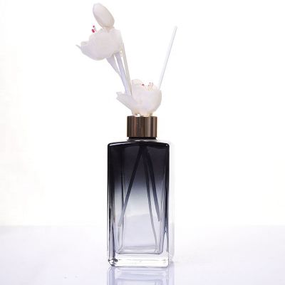 Room Decorative 250ml Empty Glass Aroma Reed Diffuser Bottle with Aluminum Cap 