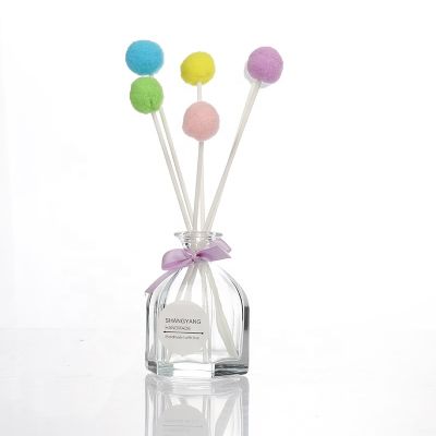 new style perfume oil diffuser glass bottle with glass stopper cap wholesale 