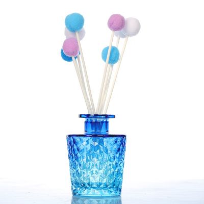 170ml round shape reed sticks diffuser glass bottles with cork 