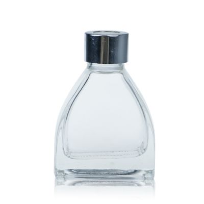80ml square base glass reed diffuser bottle