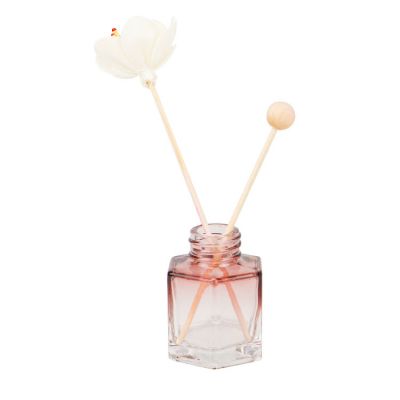 50ml Pink Color Fragrance Oil Diffuser Glass Bottle