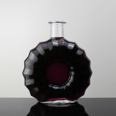 Brandy Empty Shaped Xo Glass Luxury Fancy Liquor Bottle 