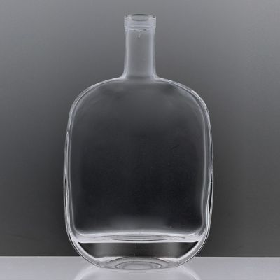 Custom white clear 1l xo glass brandy bottle 1000ml glass bottle 