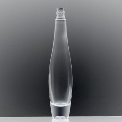 Heavy Base Premium Soda White Clear Water 200ml Glass Bottle 