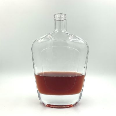 1000ml Transparent Large Capacity Whiskey Glass Bottle 