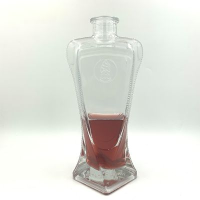 1000ml High Quality Fish Crystal Glass Bottle For Wine, Spirits, Whiskey