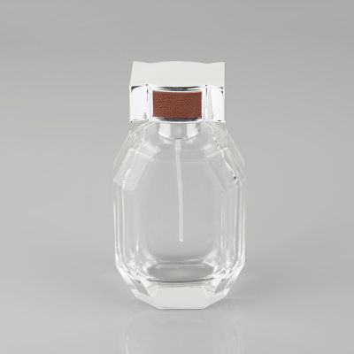 Top Grade Beautiful Perfume Bottles Luxury Bottle Glass Perfume With plastic Cap 