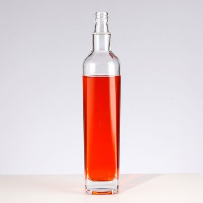 China factory wholesale 700ml 750m Premium clear glass whisky bottles empty whisky glass bottles 