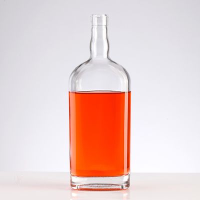 700Ml Wholesale Price Sophisticated Golden Lid Glass Bottle For Brandy 