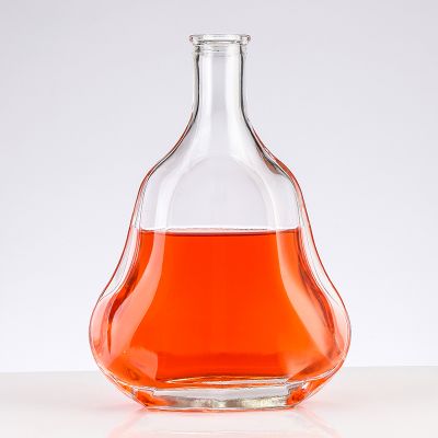 Unique empty 700ml glass bottle wine bottle for XO brandy 