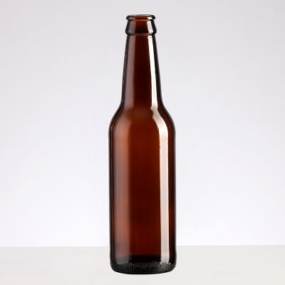 Customizable Various sizes amber glass beer bottle 