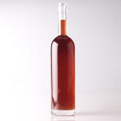 high quality custom glass bottle napoleon brandy bottle with screw cap