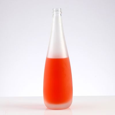 Beverage / wine / water / glasses custom-shaped and branded disposable glass bottle packaging products 