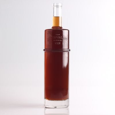 Factory Price 750ml 1000ml Engraving Liquor Tequila Glass Bottle For Gin