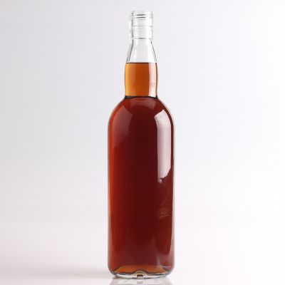 700ml manufacturer made refinement emboss empty brandy bottle with crown cap 