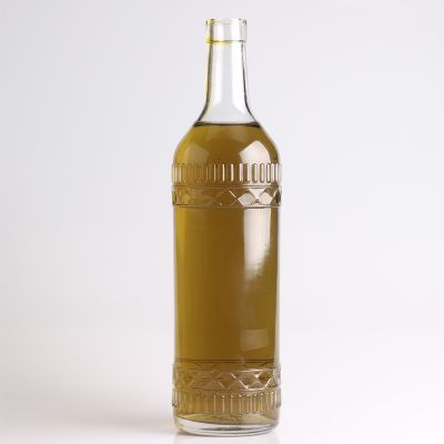 150ml Crystal Clear Whisky Vodka Glass Bottle With Cap
